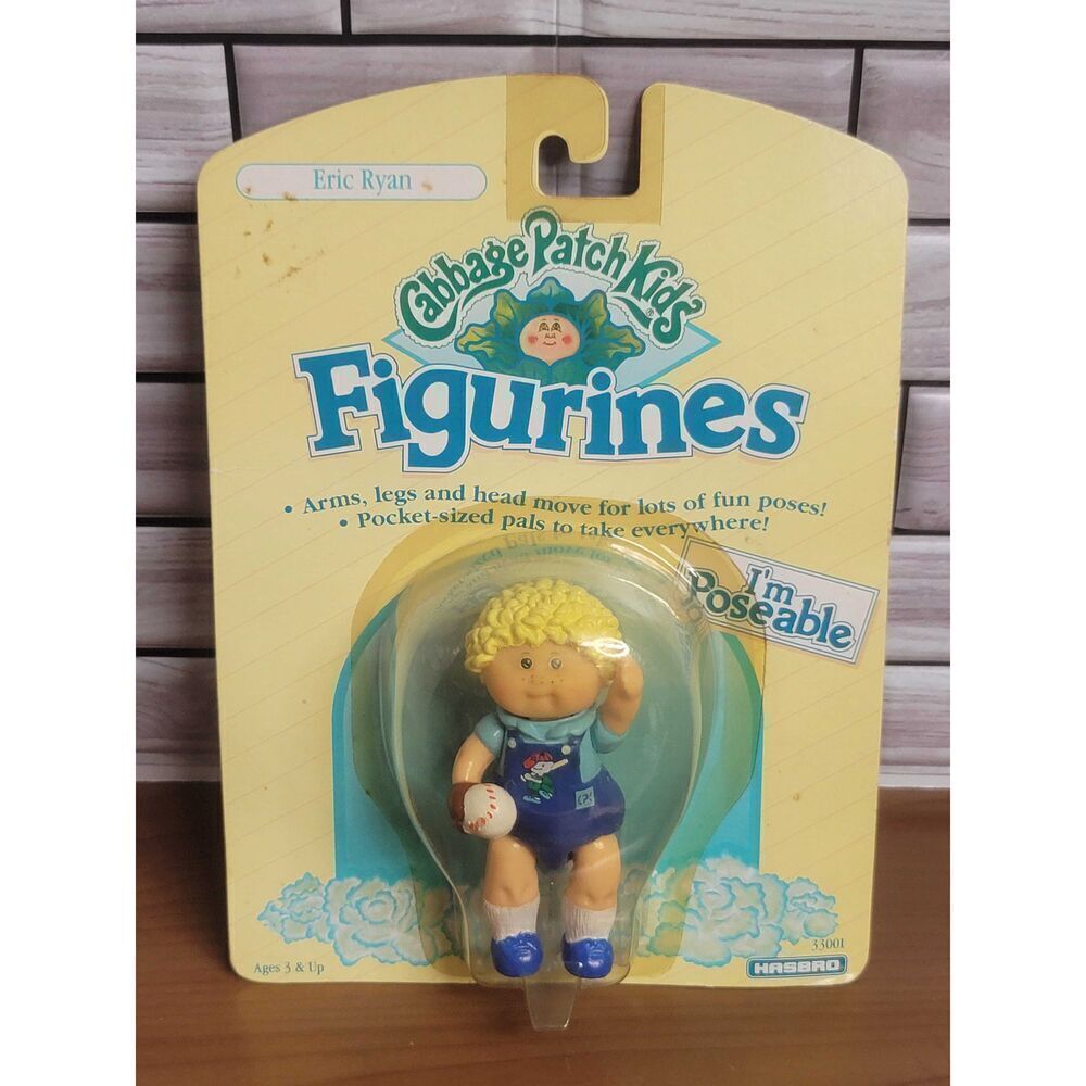 VINTAGE 1991 CABBAGE PATCH KIDS DOLL POSEABLE FIGURINE ERIC IN ORIGINAL PACKAGE
